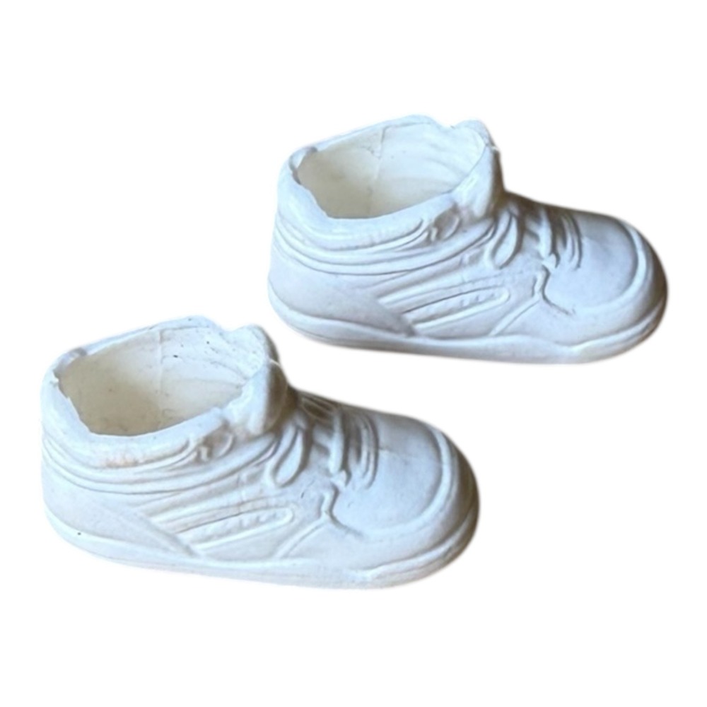 Vintage‎ Barbie White High Top Shoes 
 Sneakers